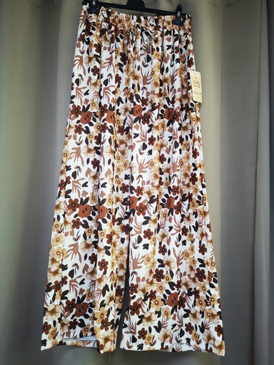 Pantalon "Lyna" brun et beige GT