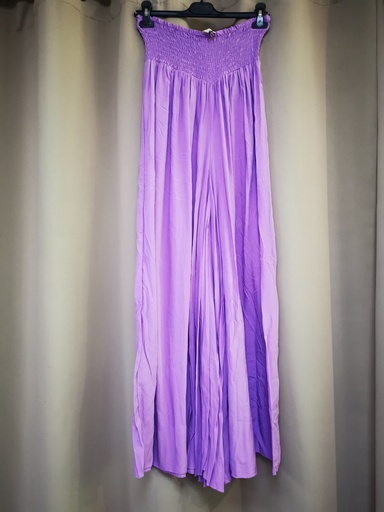 Pantalon indien uni lilas