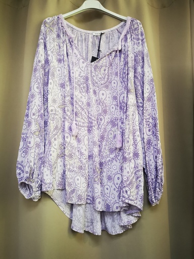 Blouse "Glorine" lilas