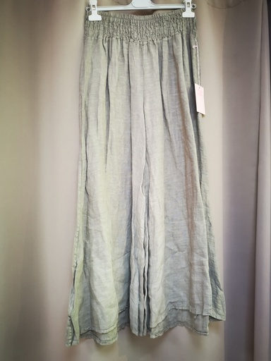 Pantalon large "Gina" PT beige