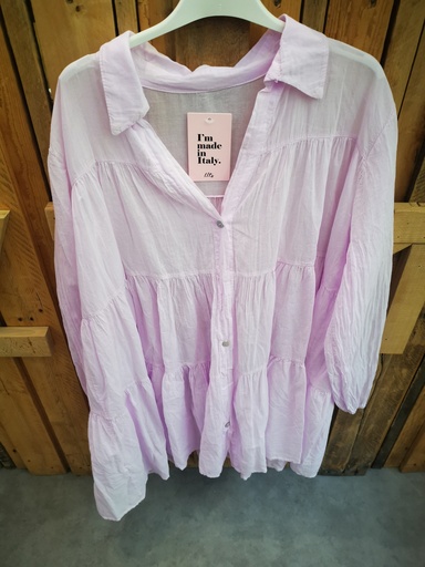Chemisier-robe lilas