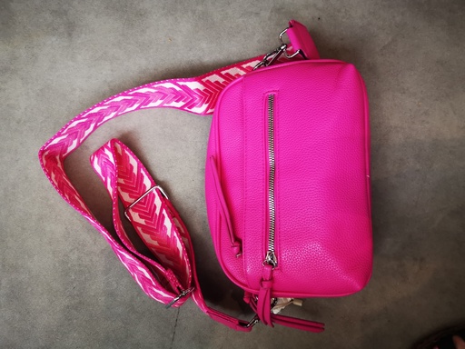 Sac en cuir "Fiona" rose