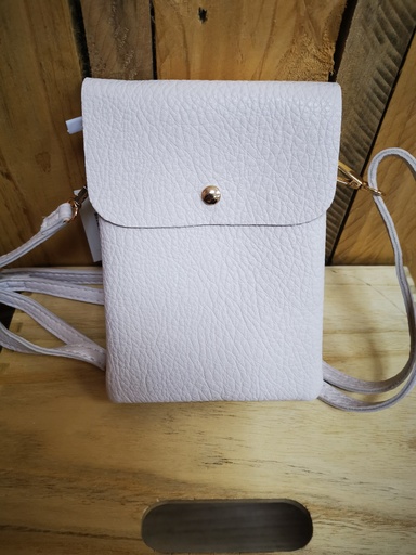 Pochette souple "Bégonia" beige