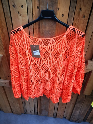 Pull fluo "apoline" orange