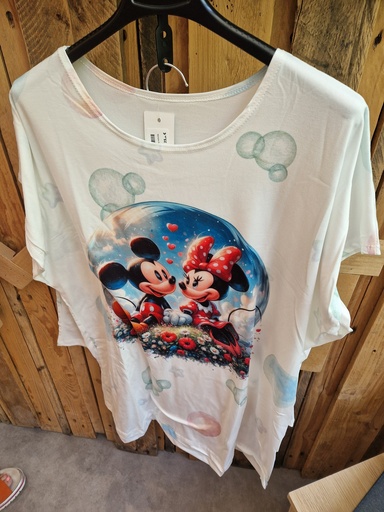 Pyjama-short mickey-minnie bulles (T36-44)