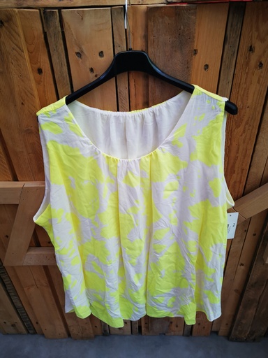 Top "Paula" jaune fluo