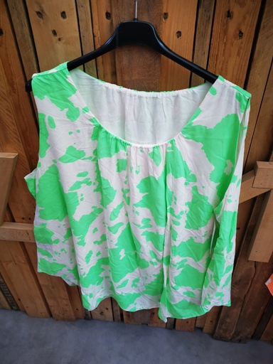 Top "Paula" vert fluo 