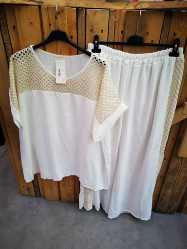 Ensemble Timéa  blanc