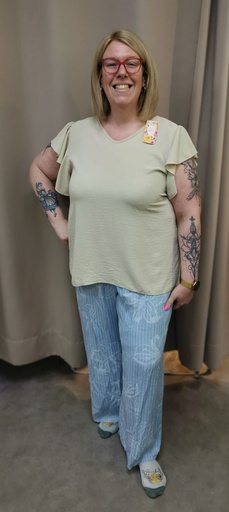 Pantalons orchidée jeans clair