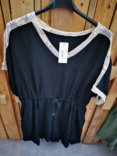 Combi-short Kamea noir