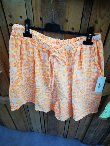 Short "Nala" orange fluo
