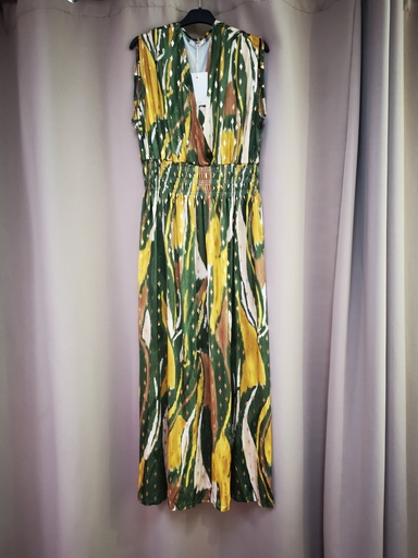 Robe "Bornéo" Kaki & Moutarde