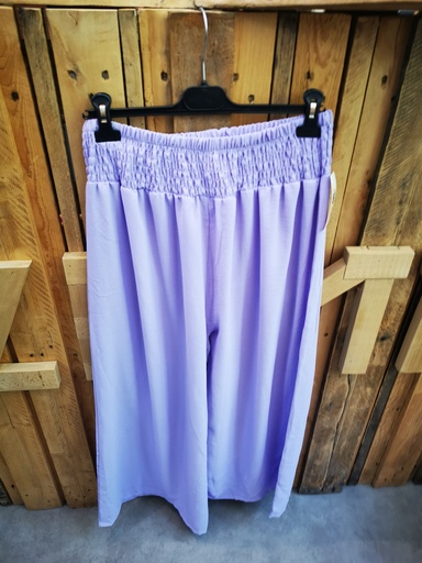 Pantalon fluide indien Lilas