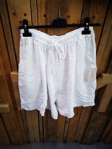 Short Sarabi Uni Blanc
