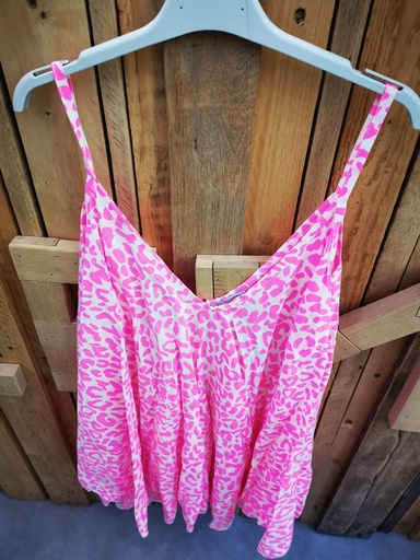 Top fines bretelle Léa Rose fluo