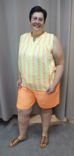 Top Raya fluo Orange/jaune