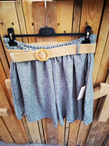 Short ceinture Ariel Kaki