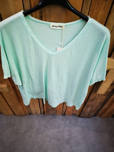 T-shirt "Ida" vert eau