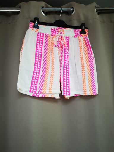 Short incas blanc pt