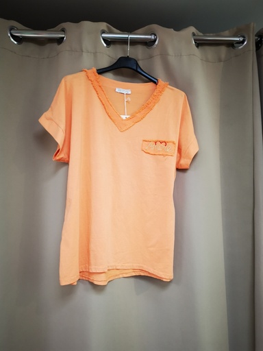 T-shirt amore orange