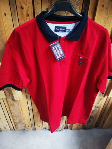 Polo Fabian 3XL bordeaux