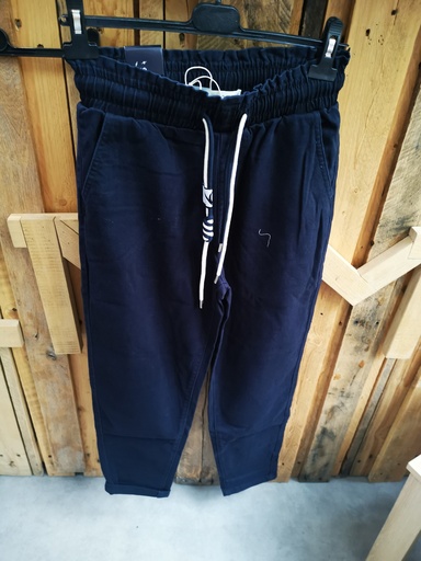 Jeans taille élastique marine Nina Carter