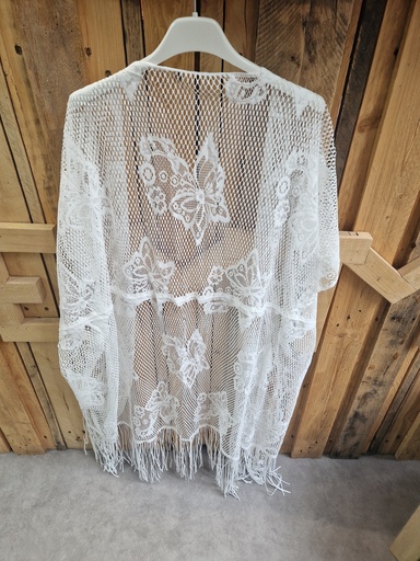 Paréo gilet papillons