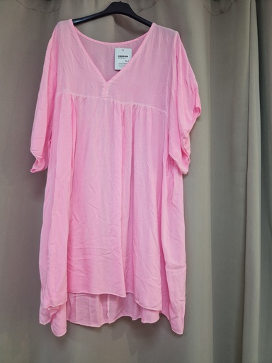 Robe "vista" rose fluo