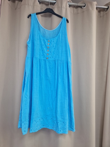 Robe "Lampione" turquoise