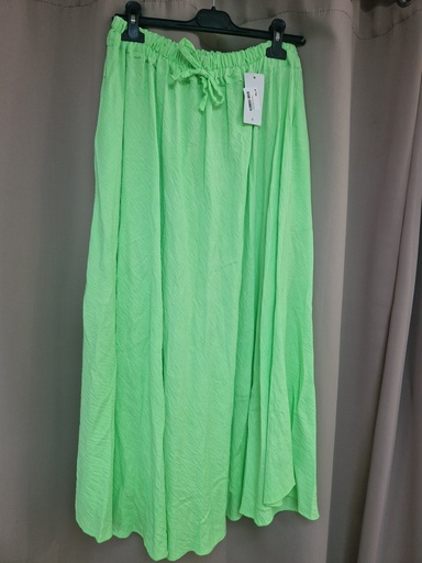 Jupe longue vert fluo