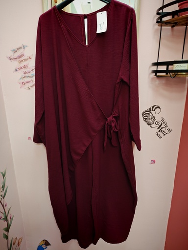 Combi nœud Fidgi bordeaux