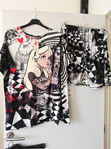 Pyjama-short Alice rock (T42-52)
