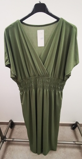 Robe "Ayla" magique kaki
