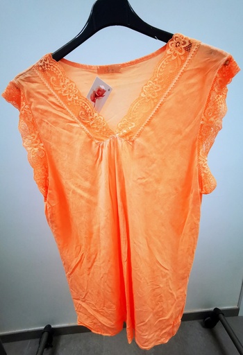 Top néon Alba orange fluo