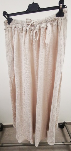 Jupe longue Mira beige