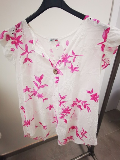 blouse Aicha fuchsia