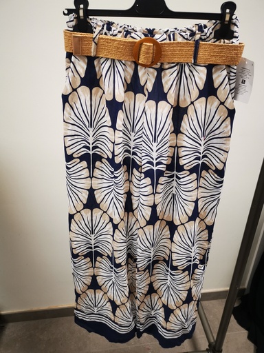 Pantalon feuillage marine