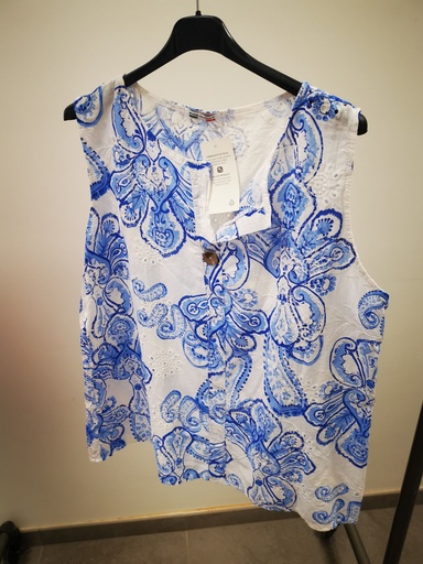 blouse Lou bleu roi
