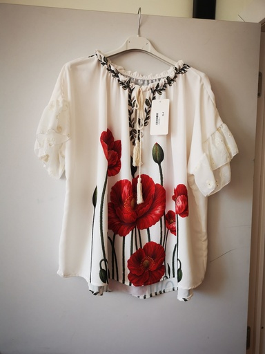blouse coquelicot