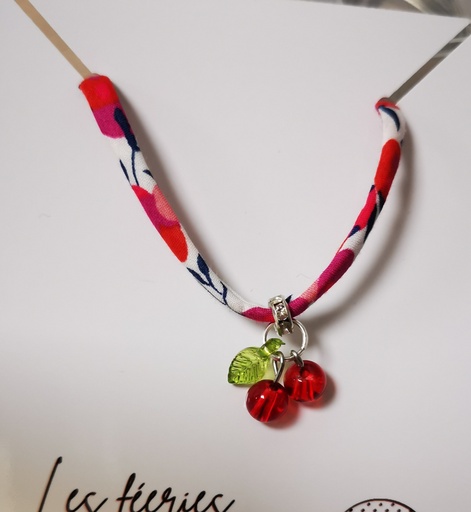 Bracelet Liberty Wiltshire 4mm Cerise (Fééries)