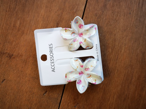 Duo pinces moyennes cupcakes blanc