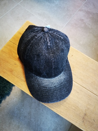Casquette jeans noir