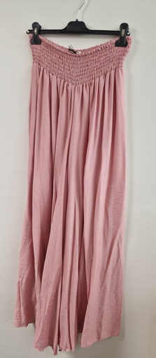 Pantalon large "Andréa" Rose Pâle