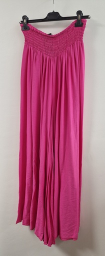 Pantalon large "Andréa" Fuchsia