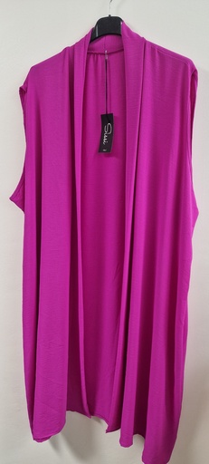 Gilet "Athénaïs" Magenta