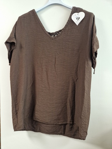 Blouse Solaria chocolat