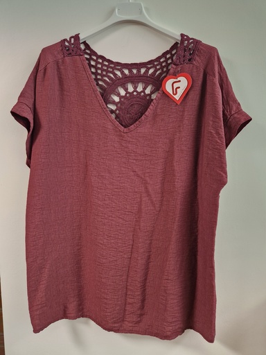 Blouse Solaria pourpre