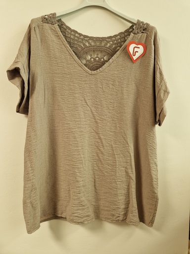 Blouse Solaria taupe
