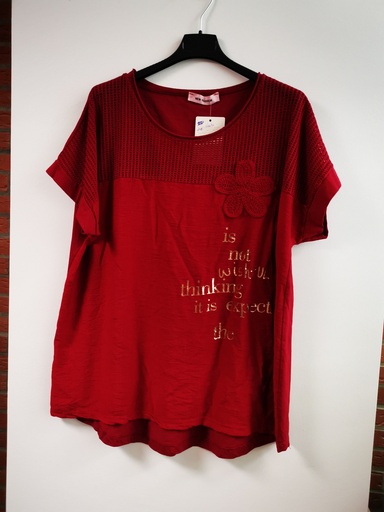 Blouse Greta bordeaux