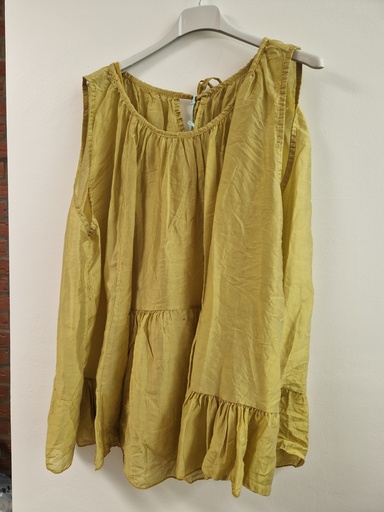 Blouse "Andréa" moutarde 2 pièces
